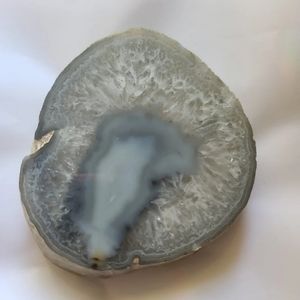 Beautiful blue agate slab from Brazil